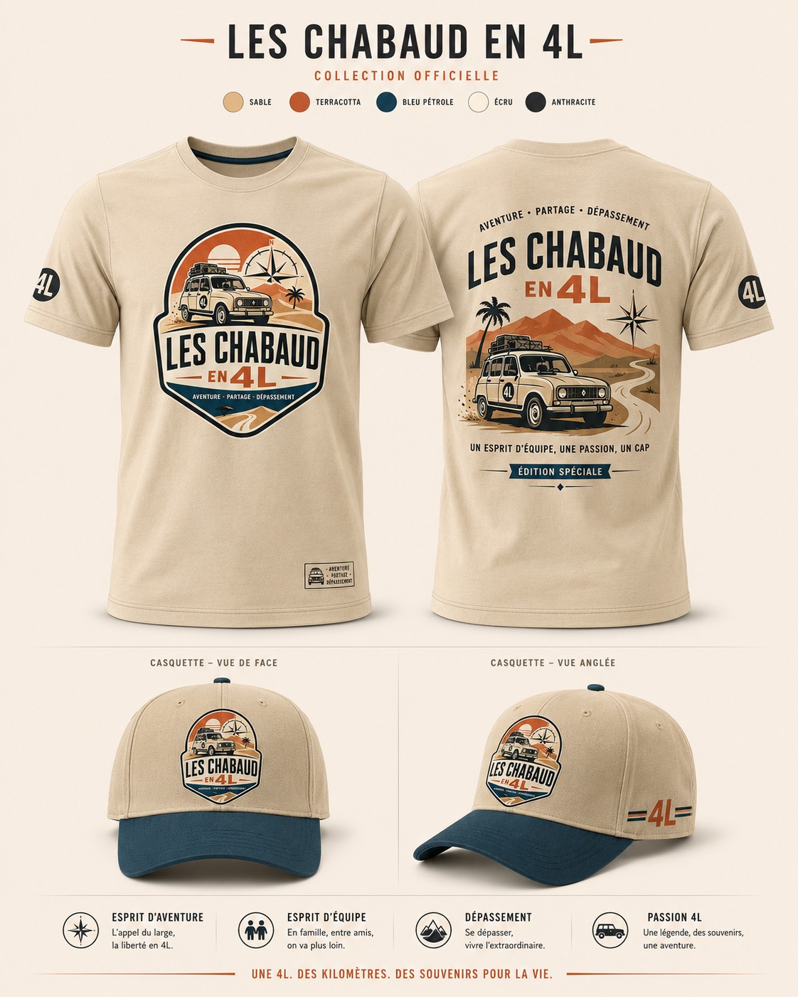 Collection officielle et goodies de l'équipage